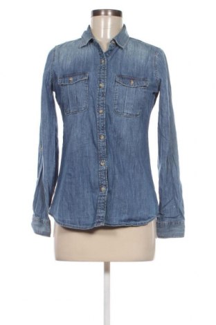 Γυναικείο πουκάμισο Zara, Μέγεθος S, Χρώμα Μπλέ, Τιμή 13,80 €