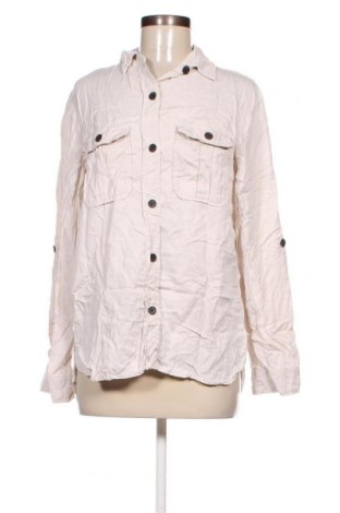 Дамска риза Zara, Размер L, Цвят Бежов, Цена 10,80 лв.