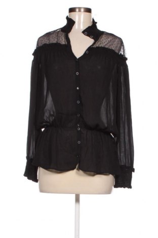 Дамска риза Zara, Размер S, Цвят Черен, Цена 6,75 лв.