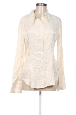 Γυναικείο πουκάμισο Zara, Μέγεθος L, Χρώμα Εκρού, Τιμή 10,02 €