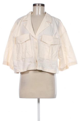 Γυναικείο πουκάμισο Zara, Μέγεθος M, Χρώμα Εκρού, Τιμή 15,98 €