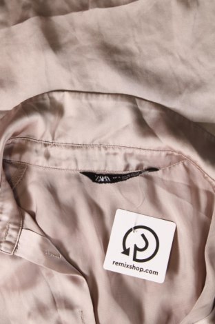 Γυναικείο πουκάμισο Zara, Μέγεθος XL, Χρώμα  Μπέζ, Τιμή 13,36 €