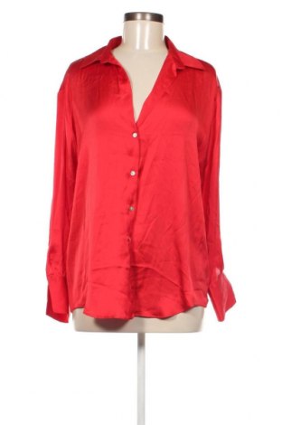 Γυναικείο πουκάμισο Zara, Μέγεθος L, Χρώμα Κόκκινο, Τιμή 10,02 €