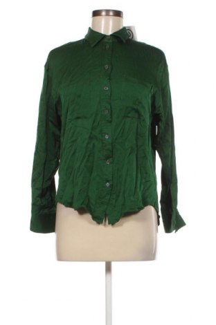 Дамска риза Zara, Размер S, Цвят Зелен, Цена 16,18 лв.