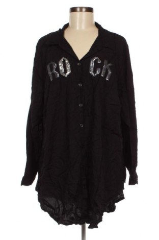Γυναικείο πουκάμισο Zhenzi, Μέγεθος XL, Χρώμα Μαύρο, Τιμή 12,06 €