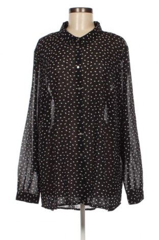 Γυναικείο πουκάμισο Zizzi, Μέγεθος XXL, Χρώμα Μαύρο, Τιμή 29,69 €