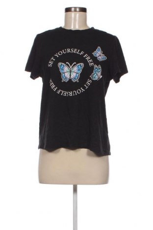 Γυναικείο t-shirt, Μέγεθος L, Χρώμα Μαύρο, Τιμή 4,82 €