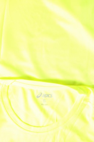 Γυναικείο t-shirt ASICS, Μέγεθος S, Χρώμα Πράσινο, Τιμή 6,07 €