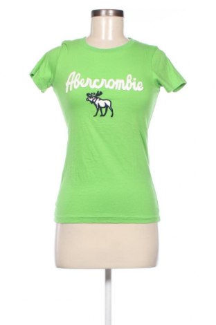 Damski T-shirt Abercrombie & Fitch, Rozmiar M, Kolor Zielony, Cena 86,36 zł