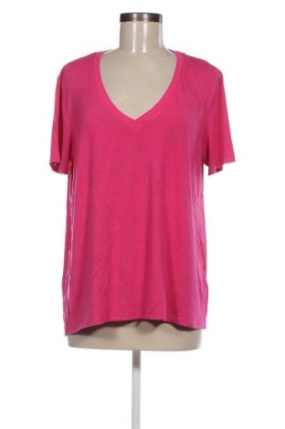 Γυναικείο t-shirt Amisu, Μέγεθος XL, Χρώμα Ρόζ , Τιμή 4,82 €