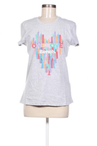 Γυναικείο t-shirt Bench, Μέγεθος L, Χρώμα Γκρί, Τιμή 11,14 €