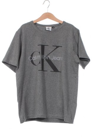 Дамска тениска Calvin Klein Jeans, Размер XS, Цвят Сив, Цена 72,61 лв.