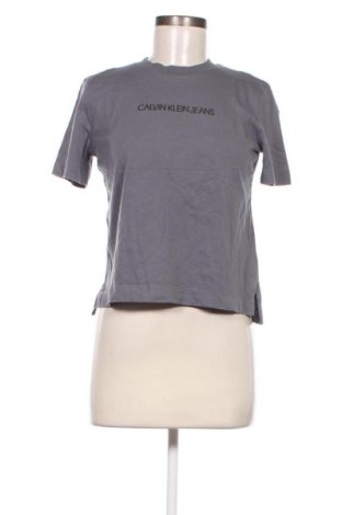 Damski T-shirt Calvin Klein Jeans, Rozmiar M, Kolor Niebieski, Cena 86,36 zł
