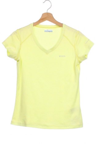 Дамска тениска Columbia, Размер XS, Цвят Жълт, Цена 14,58 лв.