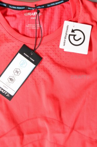 Γυναικείο t-shirt Craft, Μέγεθος XS, Χρώμα Κόκκινο, Τιμή 12,78 €