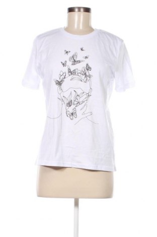 Γυναικείο t-shirt Even&Odd, Μέγεθος M, Χρώμα Λευκό, Τιμή 10,82 €