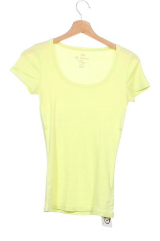Damen T-Shirt F&F, Größe XS, Farbe Gelb, Preis 3,99 €