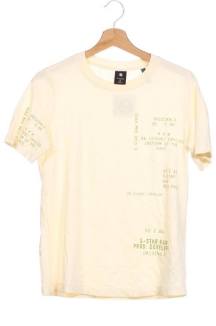 Damen T-Shirt G-Star Raw, Größe XS, Farbe Gelb, Preis € 15,35