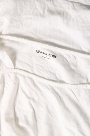 Дамска тениска GREEN COTTON, Размер L, Цвят Бял, Цена 16,00 лв.
