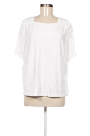 Γυναικείο t-shirt GREEN COTTON, Μέγεθος L, Χρώμα Λευκό, Τιμή 5,94 €