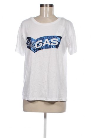 Γυναικείο t-shirt Gas, Μέγεθος S, Χρώμα Λευκό, Τιμή 19,18 €