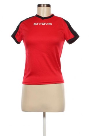 Дамска тениска Givova, Размер XXS, Цвят Червен, Цена 8,40 лв.