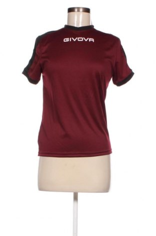 Γυναικείο t-shirt Givova, Μέγεθος XS, Χρώμα Κόκκινο, Τιμή 5,41 €