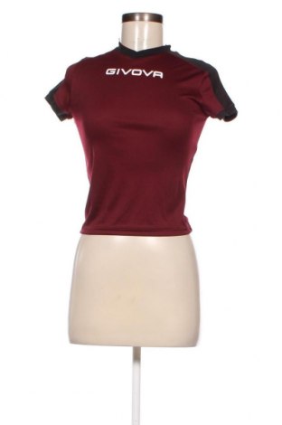 Damen T-Shirt Givova, Größe XXS, Farbe Rot, Preis 5,41 €