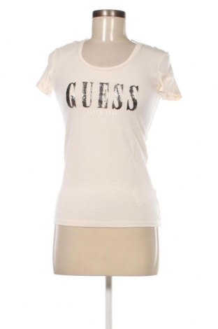 Γυναικείο t-shirt Guess, Μέγεθος S, Χρώμα  Μπέζ, Τιμή 22,27 €