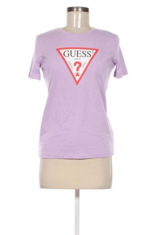 Damski T-shirt Guess, Rozmiar S, Kolor Fioletowy, Cena 165,45 zł