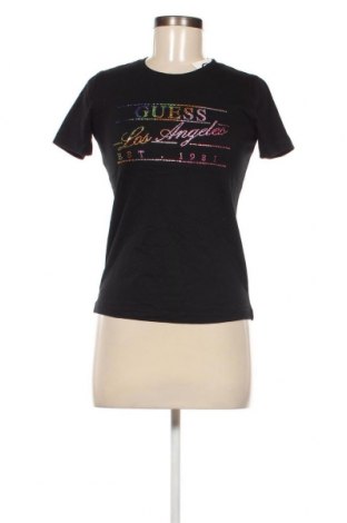 Γυναικείο t-shirt Guess, Μέγεθος XS, Χρώμα Μαύρο, Τιμή 19,79 €
