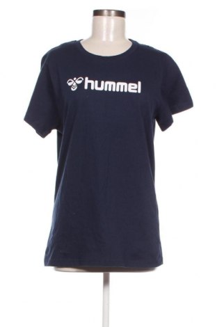Γυναικείο t-shirt Hummel, Μέγεθος L, Χρώμα Μπλέ, Τιμή 8,35 €