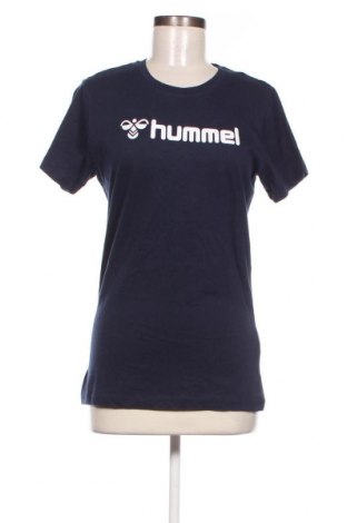 Γυναικείο t-shirt Hummel, Μέγεθος M, Χρώμα Μπλέ, Τιμή 11,14 €