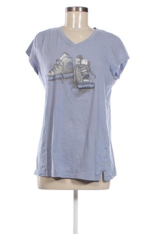 Γυναικείο t-shirt John Baner, Μέγεθος M, Χρώμα Μπλέ, Τιμή 7,00 €