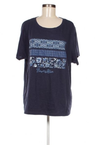 Γυναικείο t-shirt John Baner, Μέγεθος XXL, Χρώμα Μπλέ, Τιμή 8,04 €