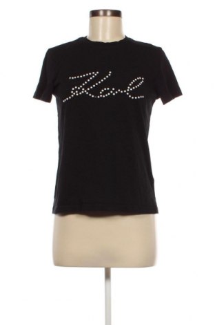 Tricou de femei Karl Lagerfeld, Mărime M, Culoare Negru, Preț 231,58 Lei