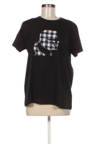 Γυναικείο t-shirt Karl Lagerfeld, Μέγεθος XL, Χρώμα Μαύρο, Τιμή 62,19 €