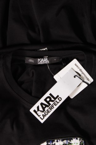 Дамска тениска Karl Lagerfeld, Размер XL, Цвят Черен, Цена 107,95 лв.