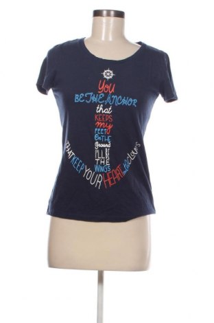 Γυναικείο t-shirt Kenvelo, Μέγεθος S, Χρώμα Μπλέ, Τιμή 3,99 €