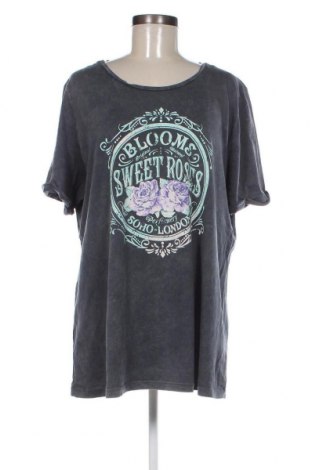 Γυναικείο t-shirt Ms Mode, Μέγεθος L, Χρώμα Γκρί, Τιμή 8,04 €
