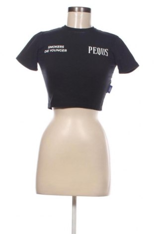 Γυναικείο t-shirt PEQUS, Μέγεθος XS, Χρώμα Μαύρο, Τιμή 31,96 €