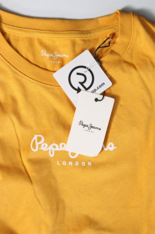 Γυναικείο t-shirt Pepe Jeans, Μέγεθος S, Χρώμα Κίτρινο, Τιμή 31,96 €