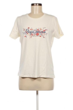 Γυναικείο t-shirt Pepe Jeans, Μέγεθος XL, Χρώμα Εκρού, Τιμή 31,96 €