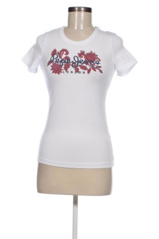 Damen T-Shirt Pepe Jeans, Größe XS, Farbe Weiß, Preis 17,58 €