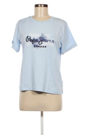 Дамска тениска Pepe Jeans, Размер M, Цвят Син, Цена 37,20 лв.