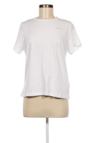 Γυναικείο t-shirt Pepe Jeans, Μέγεθος M, Χρώμα Λευκό, Τιμή 19,18 €