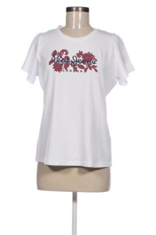 Γυναικείο t-shirt Pepe Jeans, Μέγεθος XL, Χρώμα Λευκό, Τιμή 30,36 €