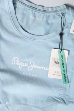 Дамска тениска Pepe Jeans, Размер XS, Цвят Син, Цена 62,00 лв.