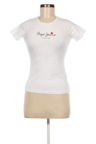 Γυναικείο t-shirt Pepe Jeans, Μέγεθος XS, Χρώμα Λευκό, Τιμή 19,18 €