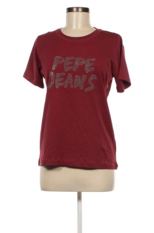Дамска тениска Pepe Jeans, Размер M, Цвят Червен, Цена 62,00 лв.